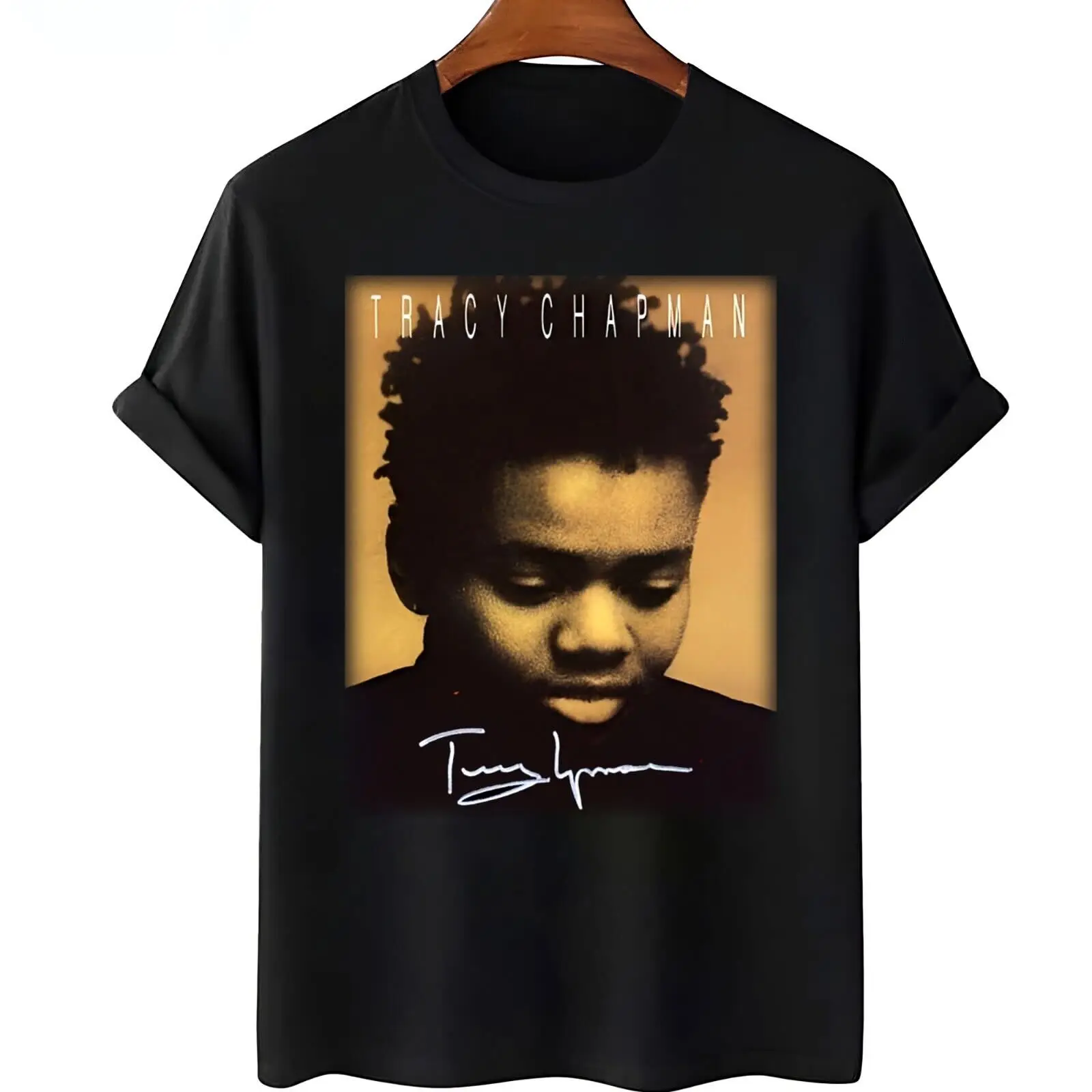 Hot Tracy Chapman Album Shirt Hip Hop Nero S-234Xl T-Shirt U1692