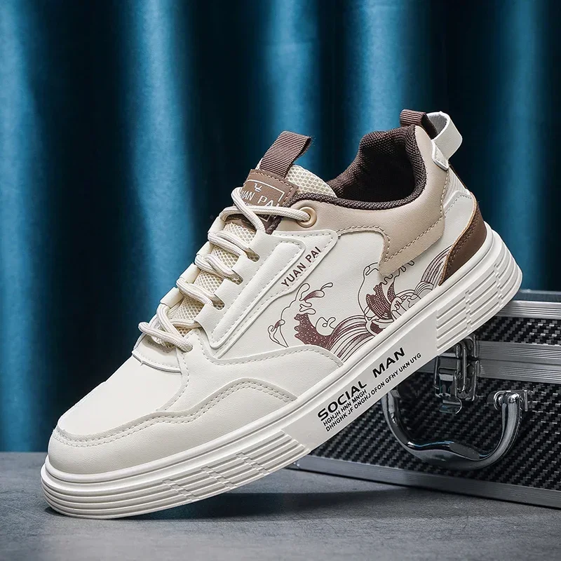 Sneakers Casual Men Shoes Spring New Korean Version Trend All-match Canvas Simple Casual Student Skate Shoe Running Outdoors 4