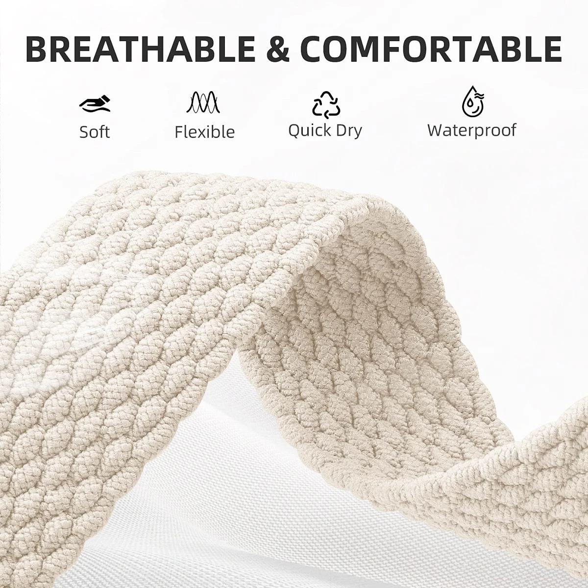 Nylon Braided Strap with Protective Screen Frame and Adjustable Band