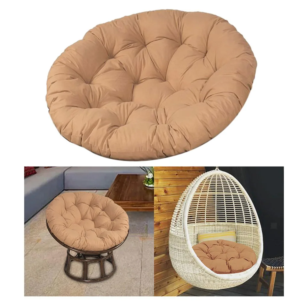 1pc Wasserdichte Stuhl Schaukel Kissen Stuhl Hängenden Korb Stuhl Papaya Stuhl Runde Kissen 60x60 Cm Hause textil Zubehör – Detail 5