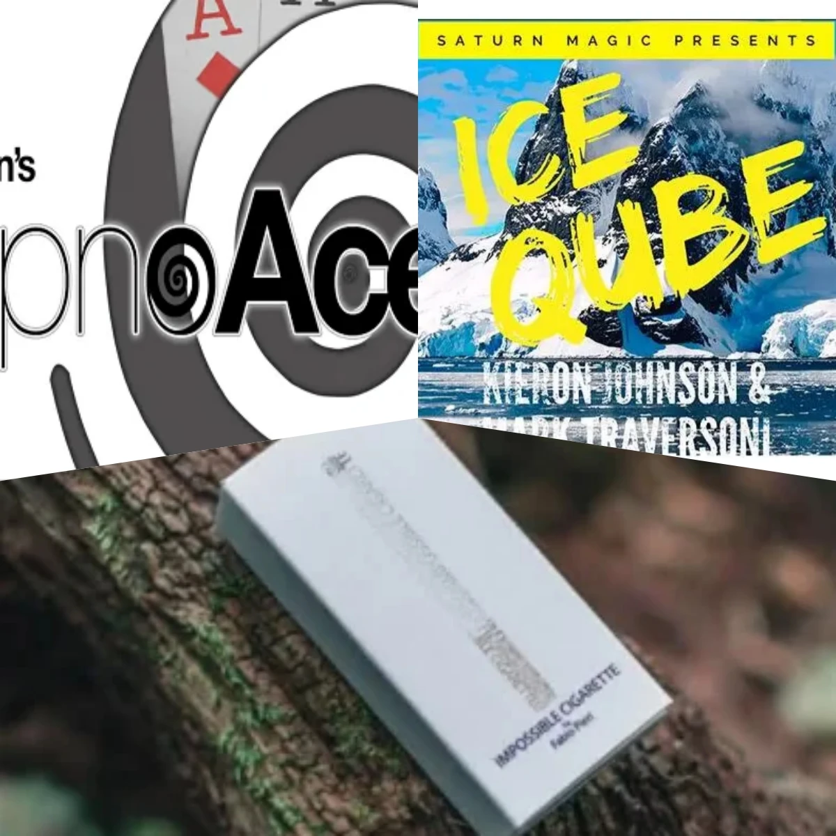 Hypno Aces Di David Penn,Ice Qube Di Kieron Johnson & Mark Traversoni,Ice Qube Di Kieron Johnson & Mark Traversoni-Trucchi Magici