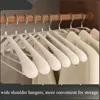 10pcs wide shoulder seamless hangers, non slip and non bulging, suitable for both dry and wet use, high load-bearing capacity 1