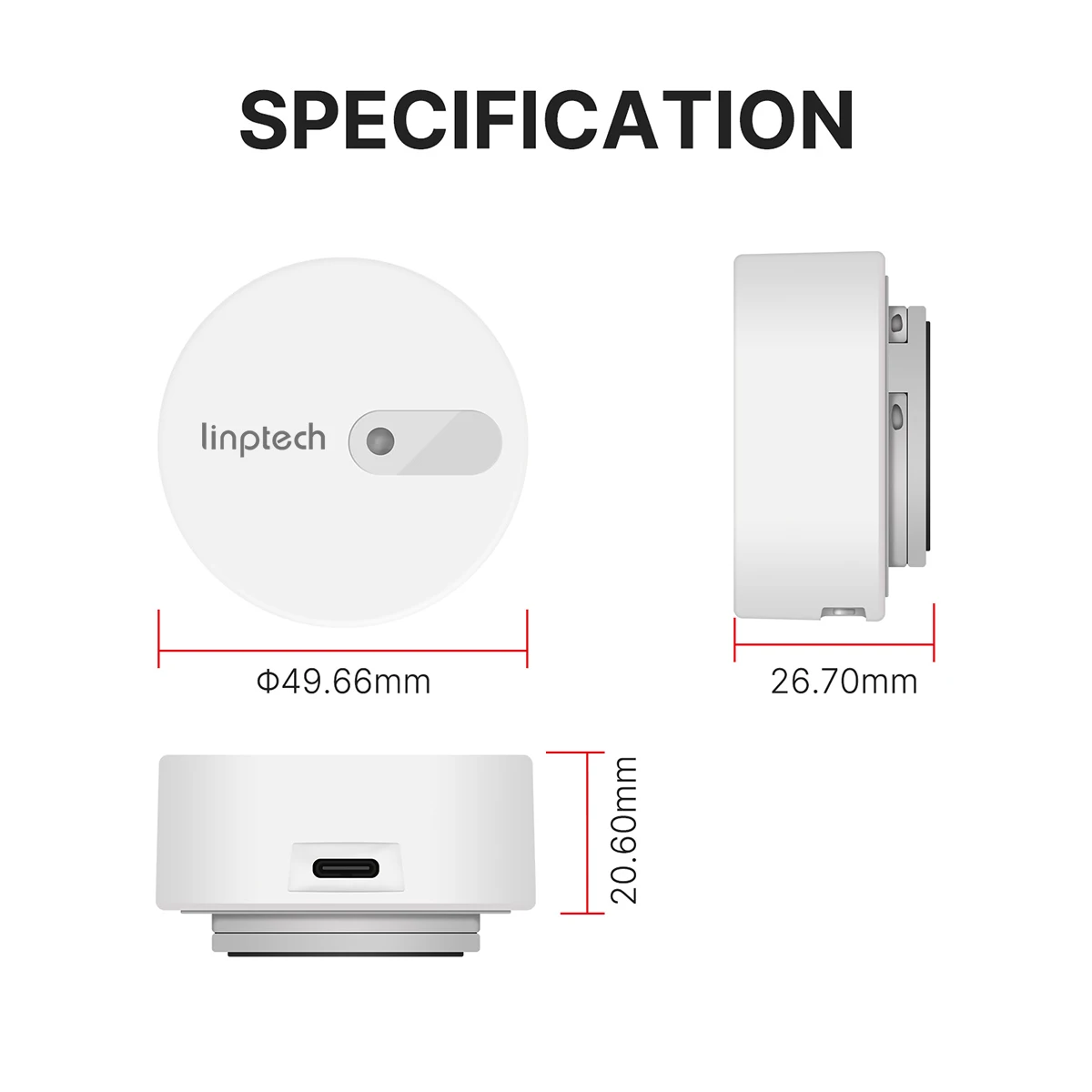 Linptech Human Body Presence Sensor ES1 Zigbee/Wifi Communication Millimeter Wav