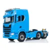 New 770S 1/14 RC Tractor Truck Trailer 6X6 Tamiyaya Truck with Openable Doors Light Sound System Remote Control Tractor Model 4