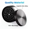 50/63mm Life Tree Herb Grinder 4-layer Manual Spice Pepper Mill Mortar Raw Grass Tobacco Grinder Smoking Cigarette Accessories 6