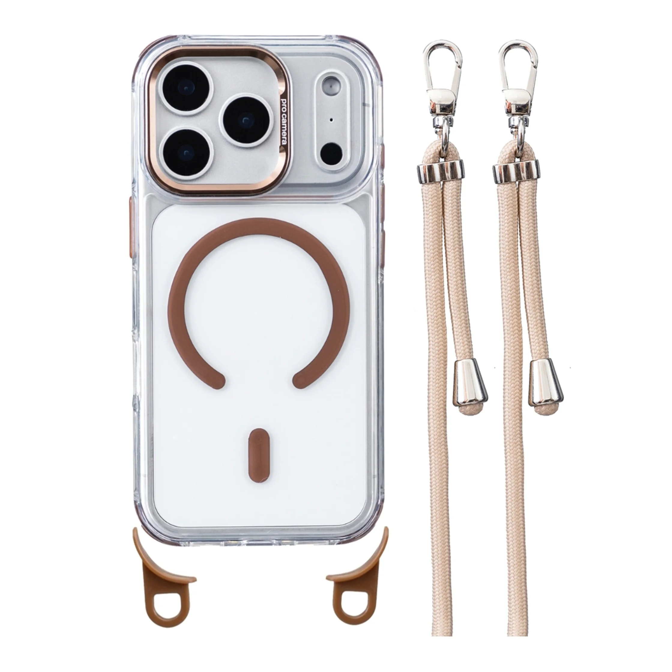 Magnetic Necklace Strap Cord with Removable Lanyard