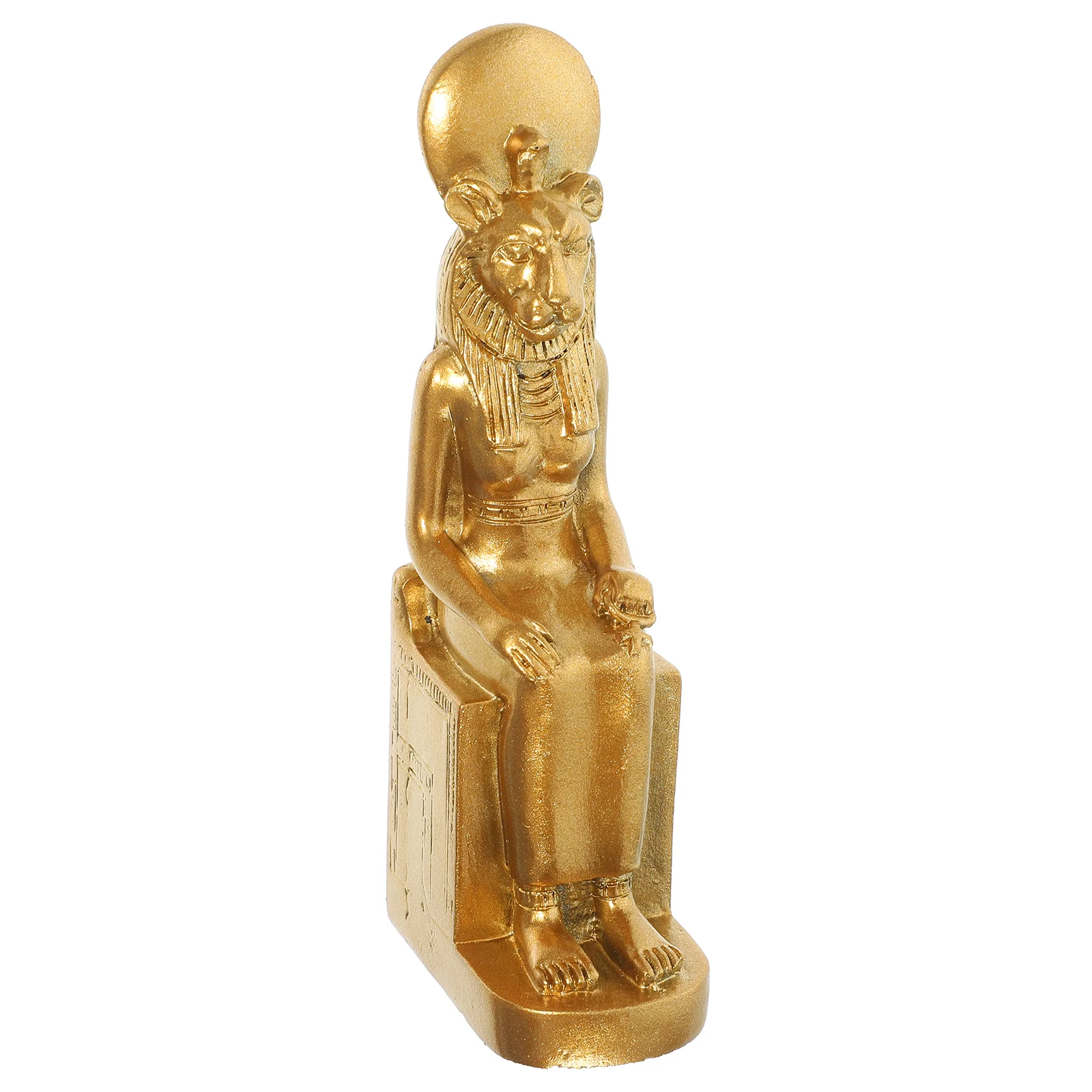

Egyptian Statue Sphinx Decor Ancient Sculpture Decoration Pharaoh Figurine God Mythology Goddess Resin Tabletop Creative Office