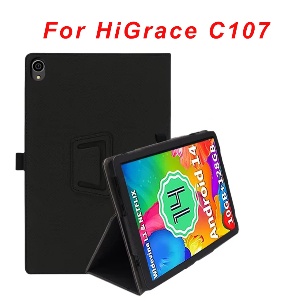 HiGrace Leather Magnetic All-Inclusive Fall Protection Tablet Cover Case, 10.1 Inches