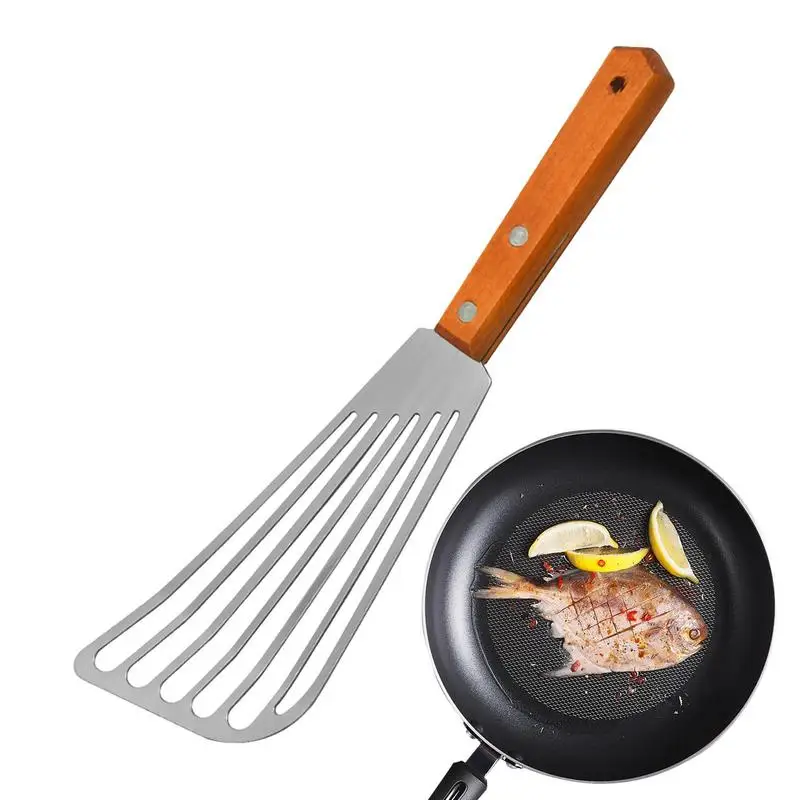 

Fish Turner Spatula Nonstick Slotted Spatula Beefsteak Shovel Stainless Steel Rustproof Beefsteak Shovel With Comfortable Handle