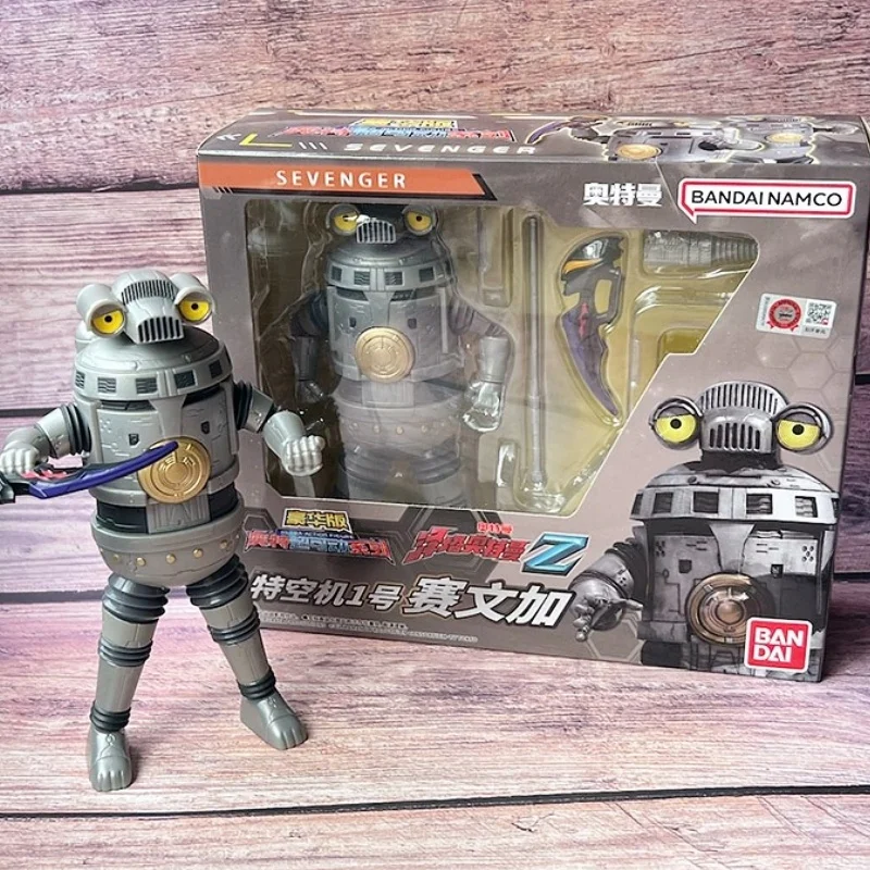 

Anime Bandai Ultraman Series Action Figure Mechanical Monster Sevenger Deluxe Edition Figure Model Children's Toy Birthday Gift