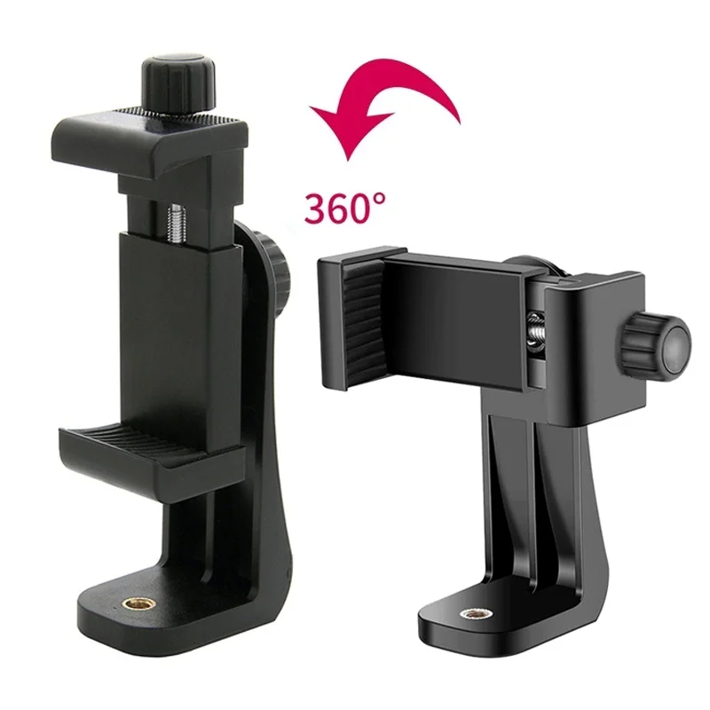 Soporte Universal para Teléfono, Trípode, Clip para Tablet, Adaptador de Trípode para Grabación con Teléfono, Accesorios para iPhone y Xiaomi
