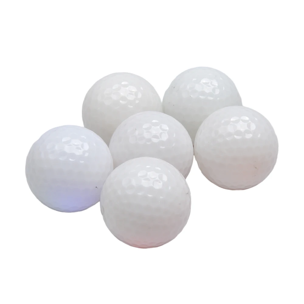 Golf Balls Glow Golf Balls for Night Sports Luminous LED Glowing in The Dark Long Lasting Bright