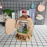 Kids Toys,Electronic Piggy Bank for Kids, Dinosaur ATM Piggy Bank Password Cash Coin Can, Money Bank Toy for Children with Music 2