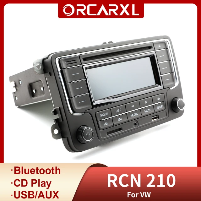 Noname 56D 035 185E MIB RCN210 Car Radio Bluetooth-compatible USB AUX CD  Player for VW Golf 5 6 Jetta Mk5 MK6 Passat B6 CC B7 - AliExpress