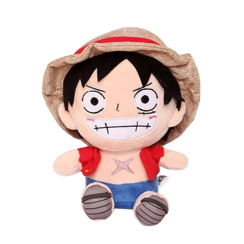 thumbnail image 1 of Figuras de acción de One Piece, muñecos de peluche originales de 25 cm, Luffy, Roronoa, Zoro, Chopper, Ace Law, modelo colgante, juguetes para niños, regalos de Navidad, 1 of 5
