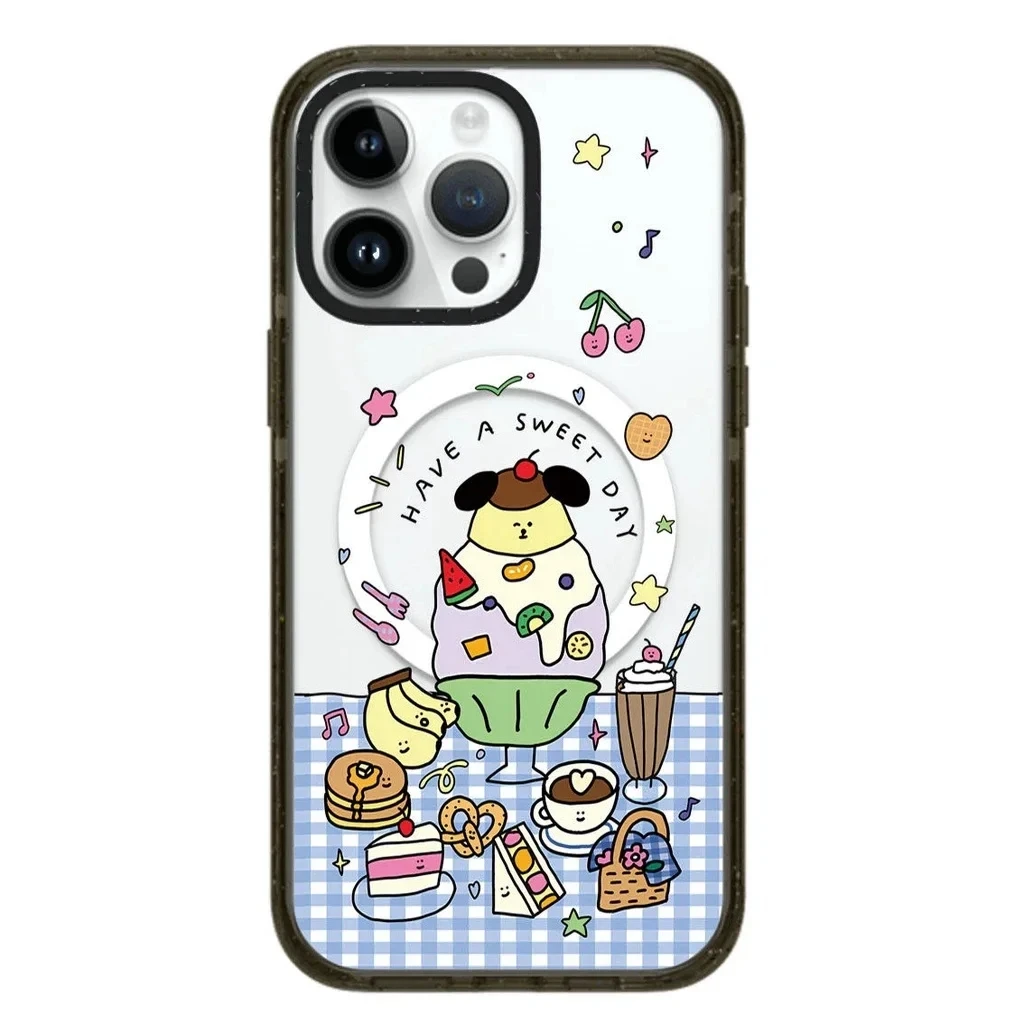 

Magsafe Acrylic Holiday Phone Case Cover for IPhone 11 12 13 14 15 Pro Max Case for IPhone 15 Pro Max