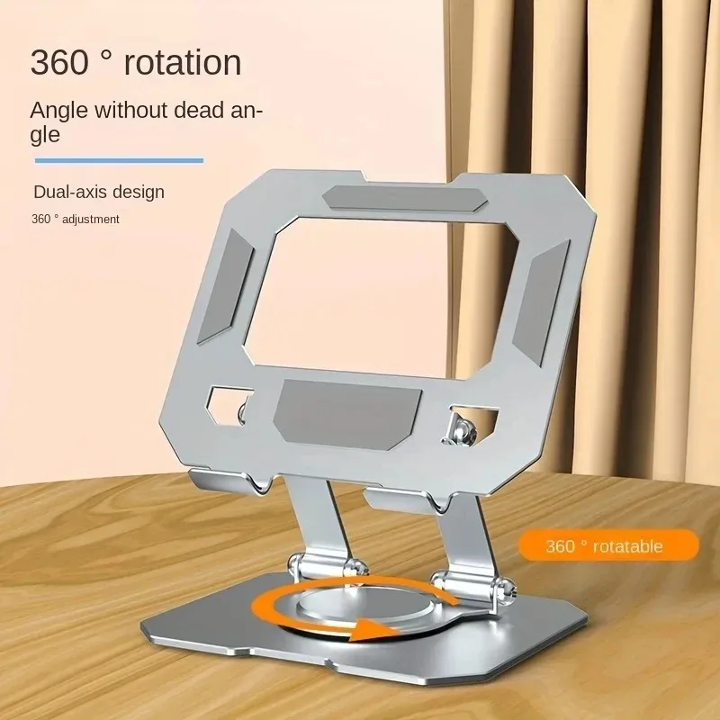 360° Rotatable Tablet Stand Adjustable Foldable Desktop Holder for IPad thumbnail 3