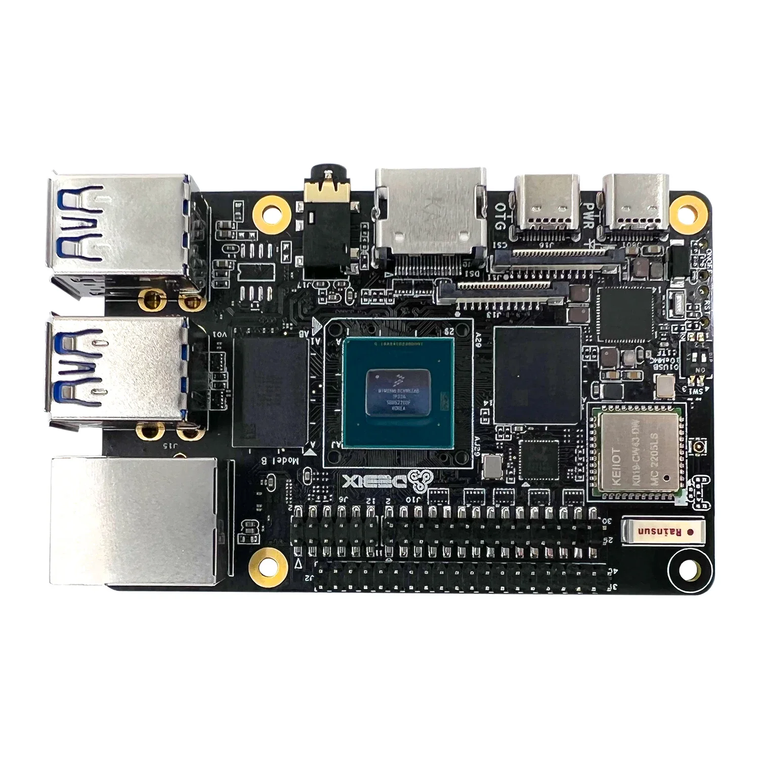Unidade de processamento neural integrada npu placa m e industrial