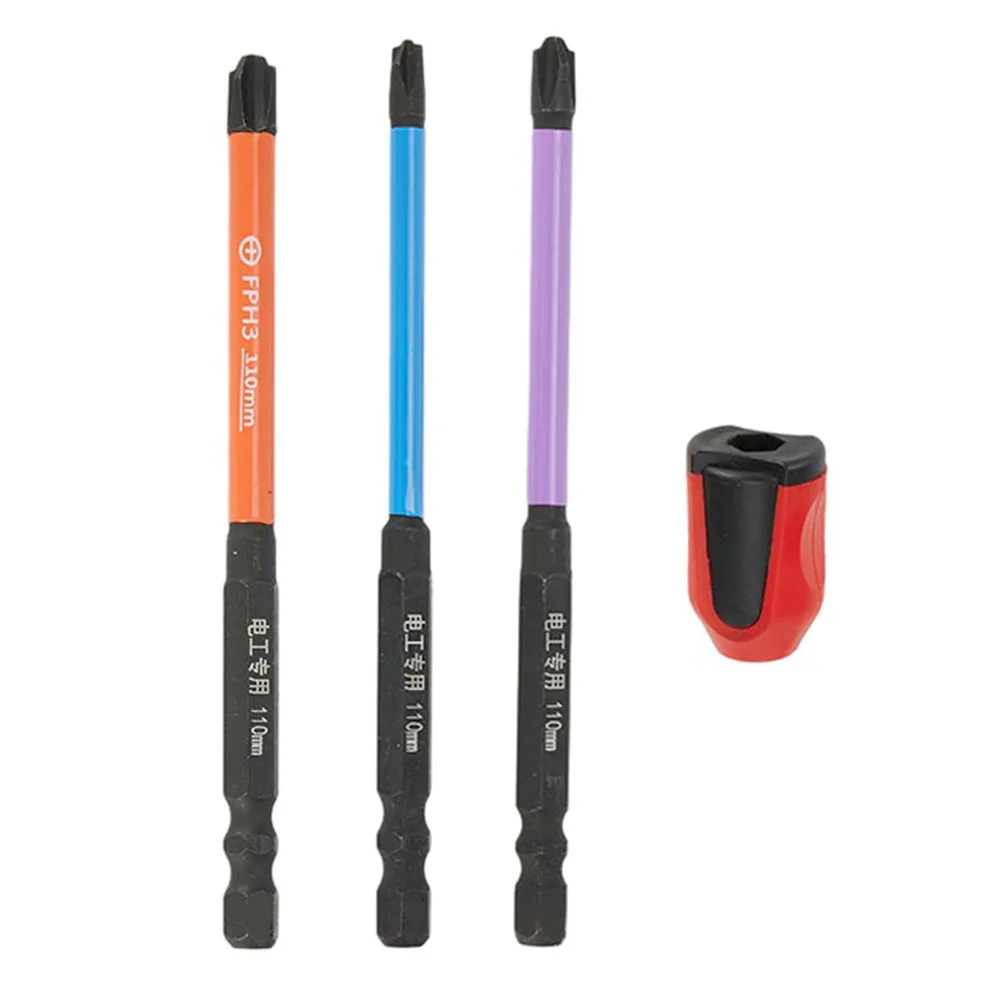

6pcs Magnetic Special Cross Screwdriver Bit FPH FPZ Nutdrivers 65mm/110mm Power Drill Screwdriver Bit For Socket Switch