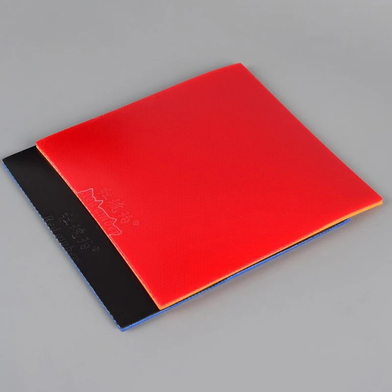 Red Amber Table Tennis Rubber Highly Elastic Stick Rubber Pips-In Ping Pong Astringent Sponge For Table Tennis Training