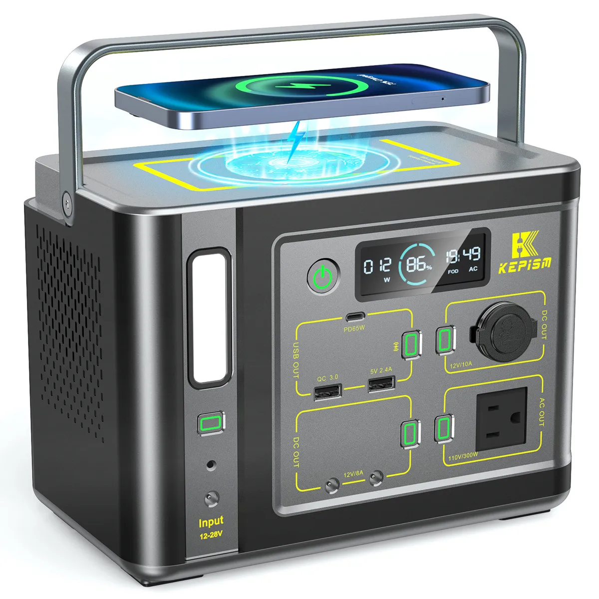 

Home Emergency Camp Travel Outlet Car Battery Supply 80000mah 300w Generator Portable Solar Power Station