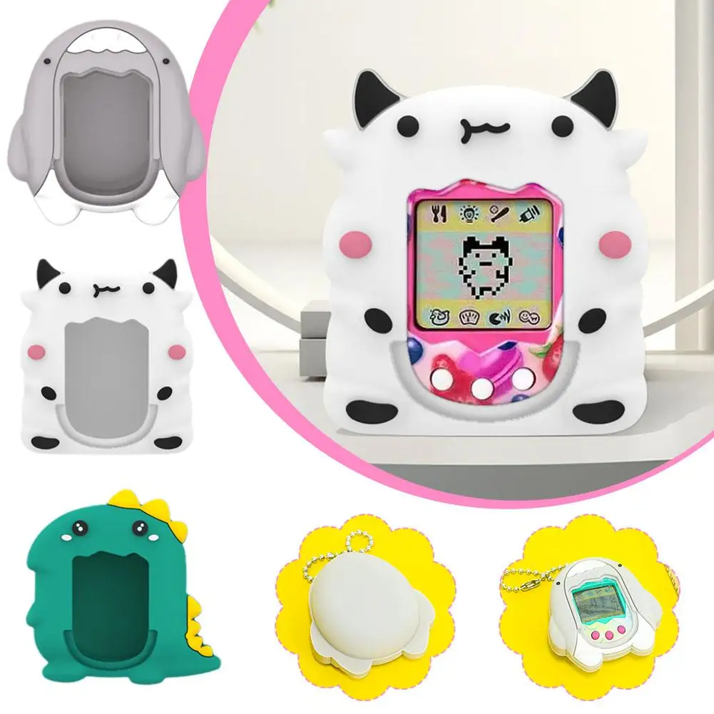 

Silicone Cover Case Protector for Tamagotchi Original Interactive Pet Game Machine Protective Soft Skin Cover for Tamagotch B3Q8