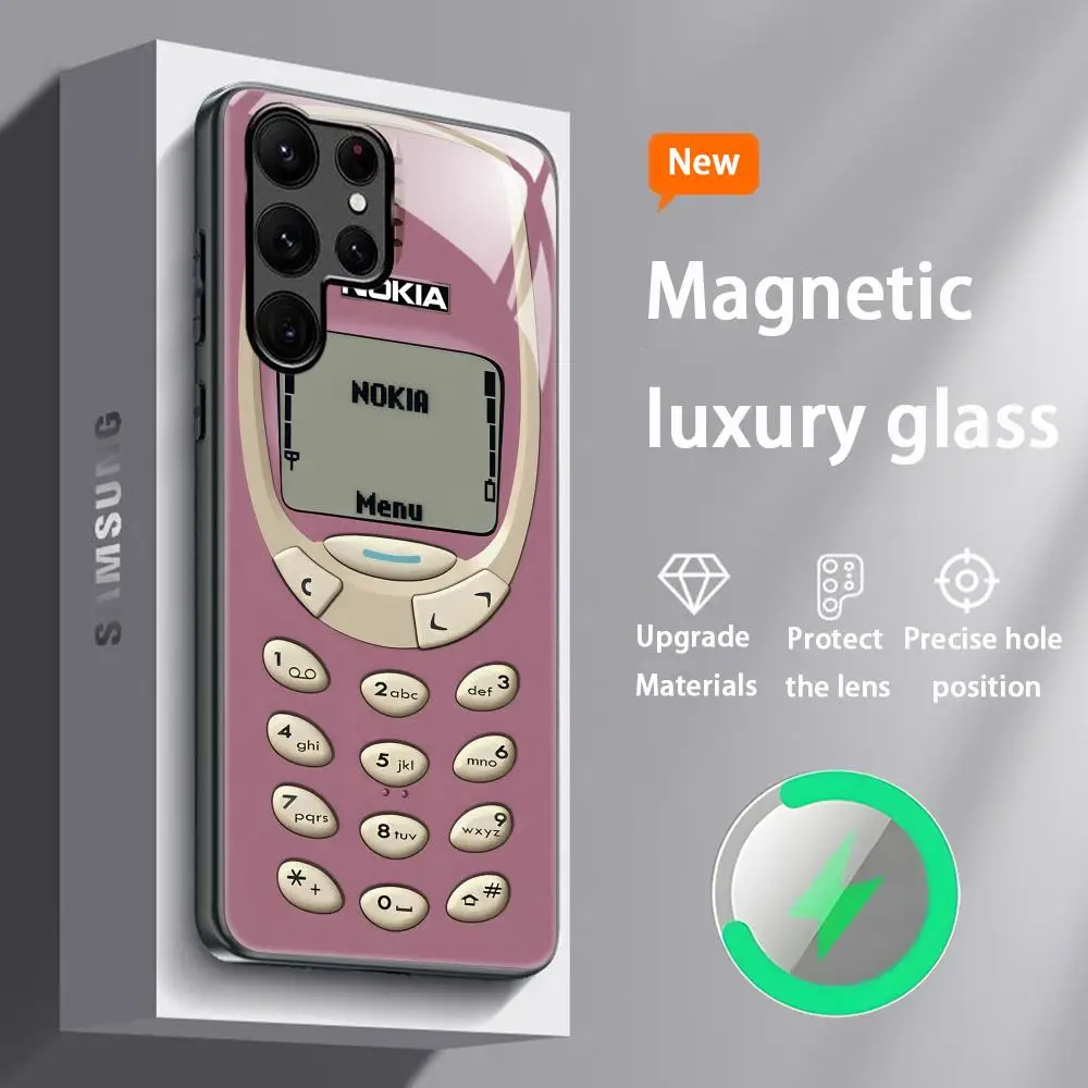 Premium Magnetic Glass Phone Case - Cool Design by N-Nokiaes-s Brand