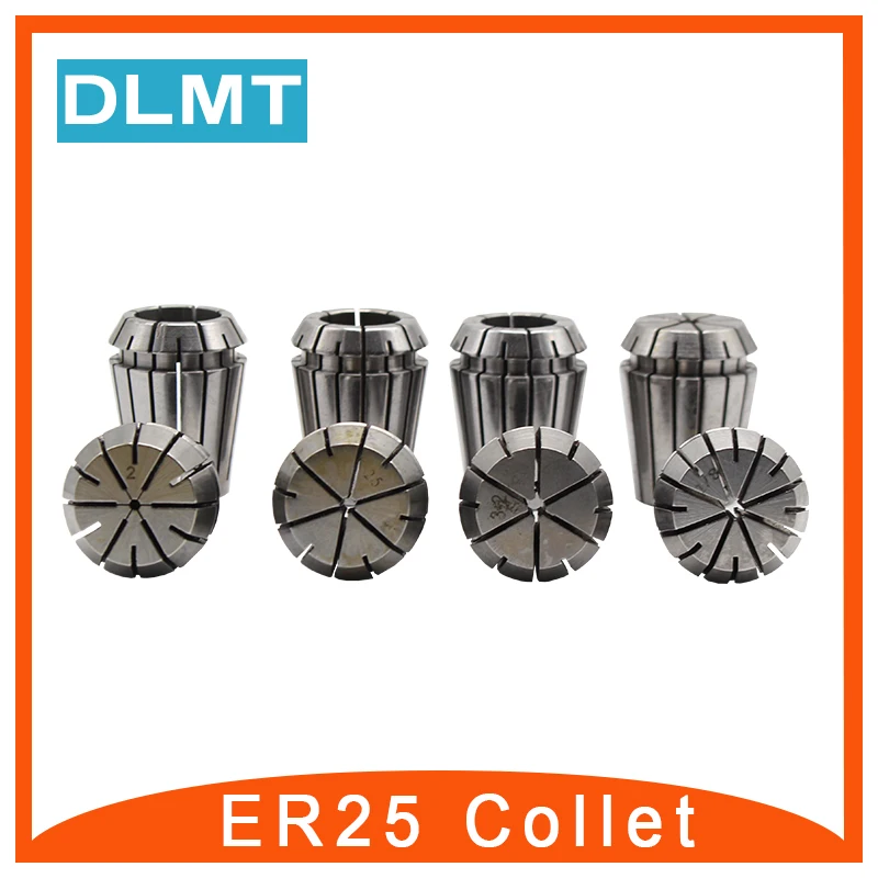 ER25 collet chuck set 9pcs 15pcs 16pcs ER25 1mm-16mm Spring collet for CNC machining center Engraving Machine Lathe Mill Tool