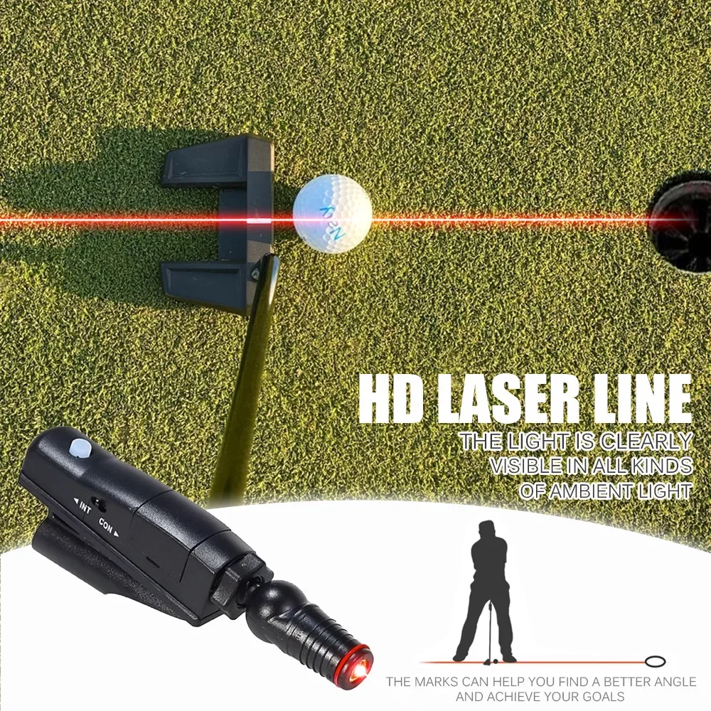 Golf Putter Laser Sight Pointer ABS Putting Training Aids 360 Degree  Adjustable Golf Practice Line Tool for Golf Swing Practice - AliExpress