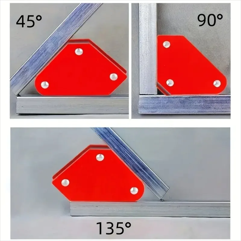 4pcs Welding Magnet Magnetic Holder 45/90/135 Degrees 9LB Arrow Clamp for Welding Positioner Locator magnetic welding holders