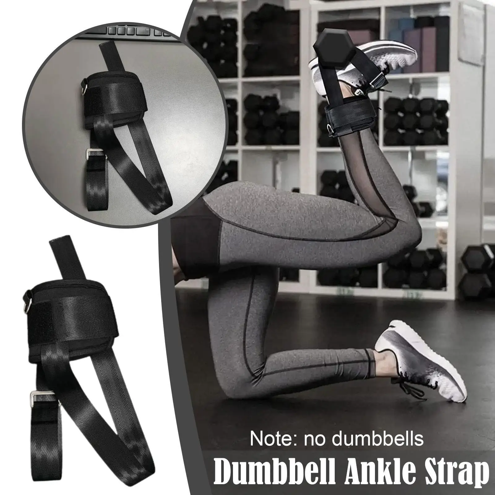 

Adjustable Weight Dumbbell Ankle Straps Weight Lifting Machine Curl Straps Shoe Attachmentankle Leg Accessories E0x5