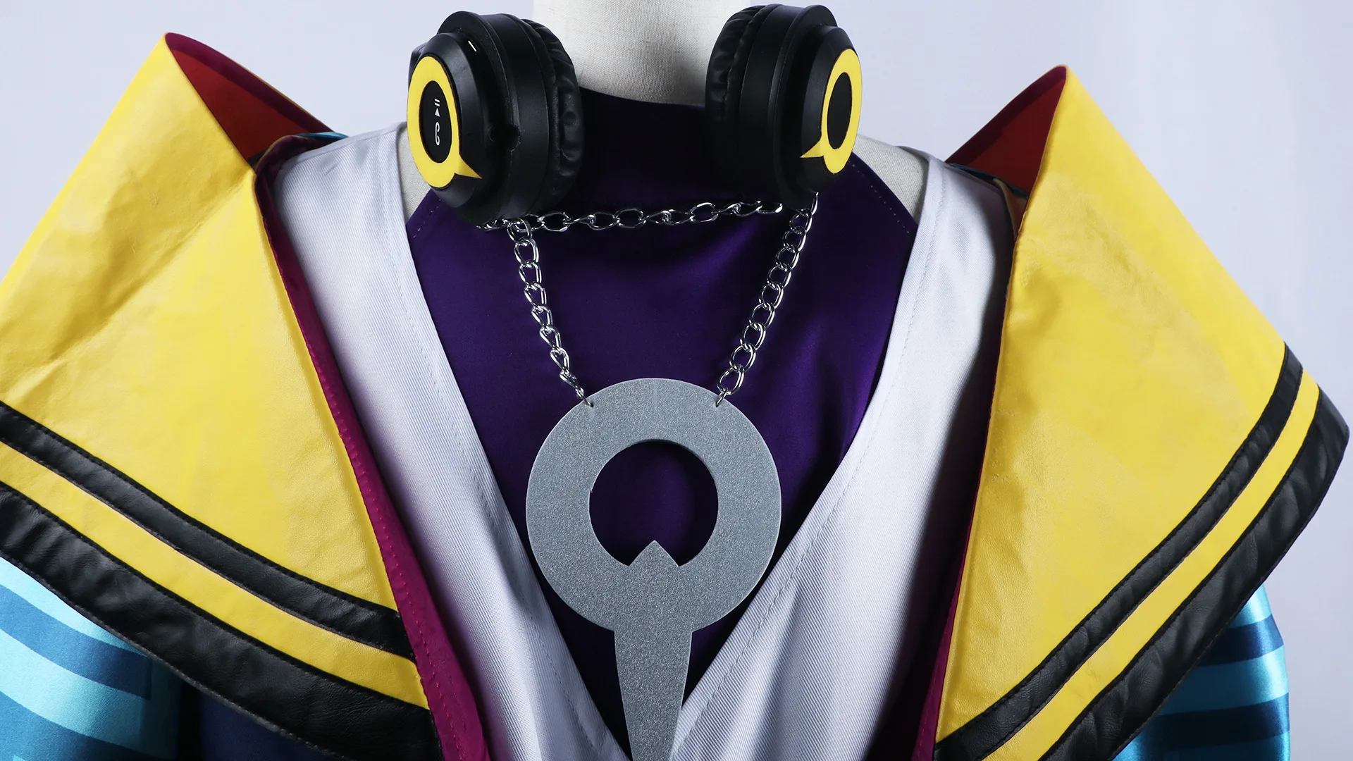 Game LOL Heartsteel Cosplay Aphelios Costume Headset Wig Shoes Uniform Men Women Carnival Halloween Party Outfits Synthetic Hair 84