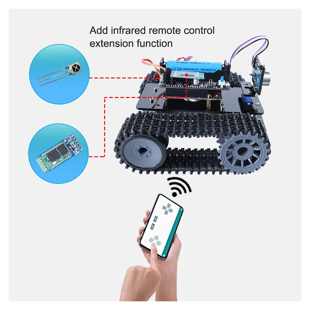 Programming Smart Robot Starter Kit For Arduino Uno R3 Project Stem Educational Robotics with Bluetooth Remote Complete Set Kits