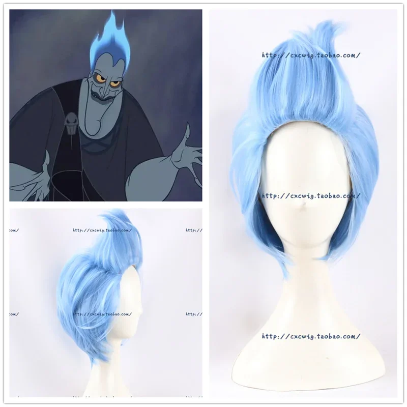 

Movie Hercules-Hades Cosplay Wig Heat Resistant Hair Role Play Halloween