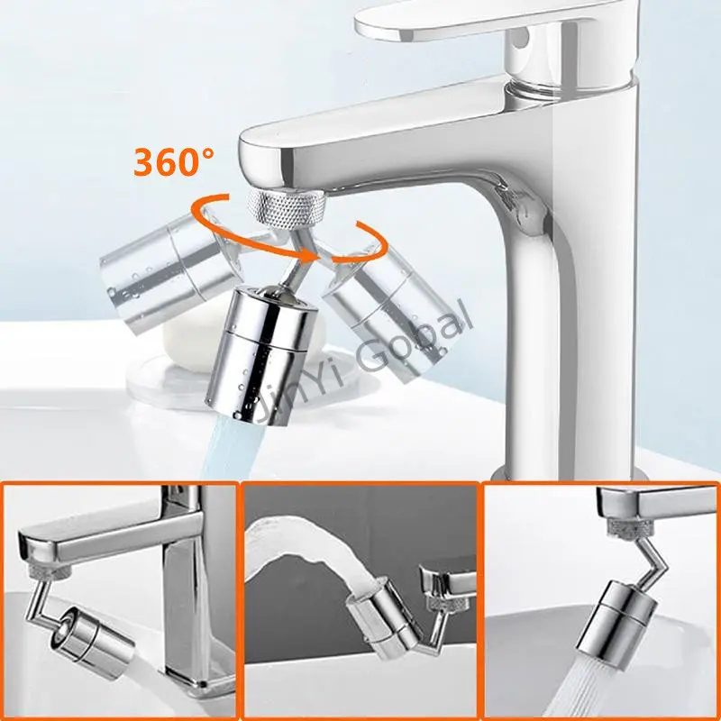 720&deg; Swivel Faucet Extender Aerator Splash-proof Swivel Faucet Bubbler 22/24mm Kitchen Tap Adapter Water Saving Nozzle Sprayer faucet aerator faucet adapter faucet extender kitchen faucet sprayer faucet sprayer head faucet extension