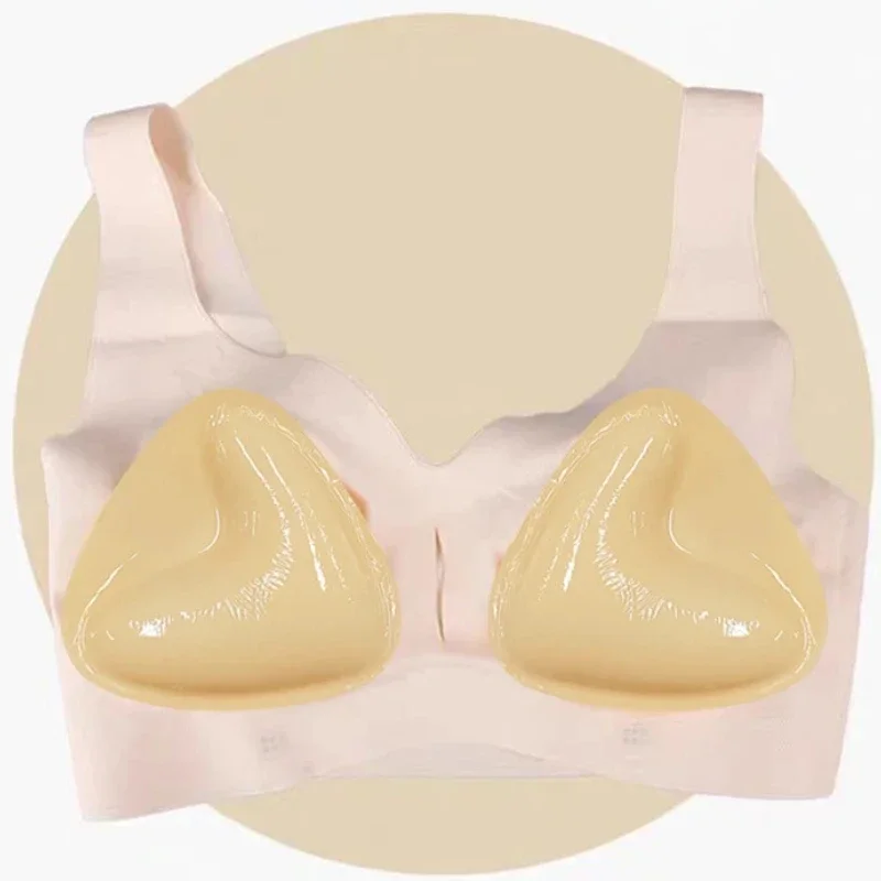 1PAIR Solid Self Adhesive Bra Double Both Sided Sticky Push Up Bra Inserts Reusable Adhesive Ultra Breast Lift Padding Insert 3