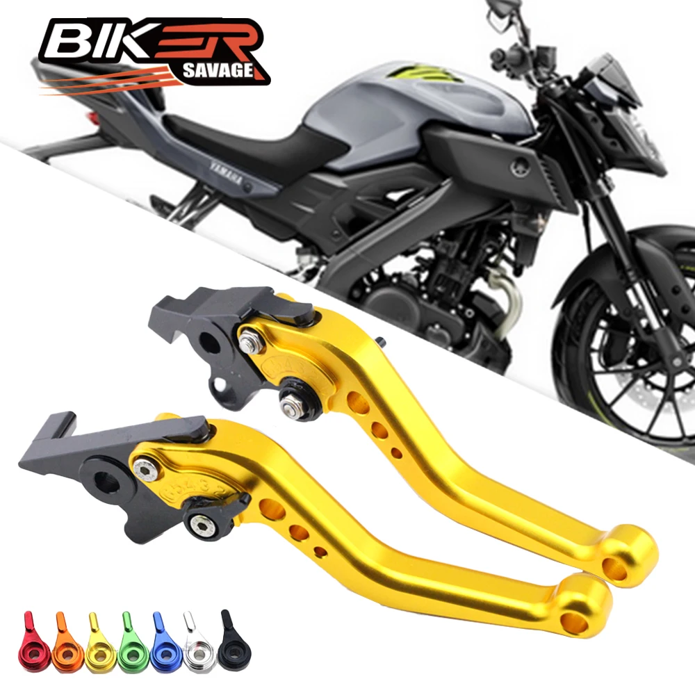 

Short Brake Clutch Levers For YAMAHA MT125 WR125X 2009-2019 17 18 Motorcycle Accessories Handles Lever Adjustable MT 125 WR 125X