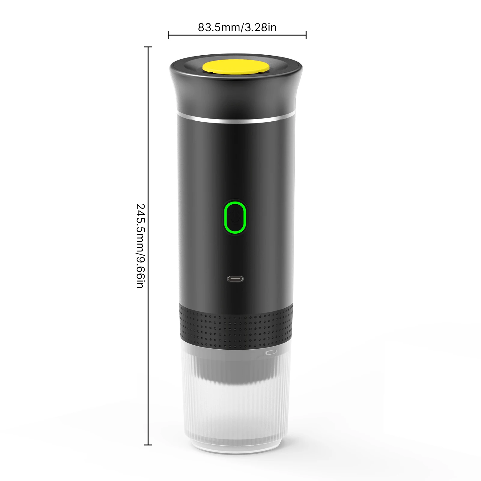 Portable Coffee Machine 3 in 1 Cordless Electric Mini Coffee Maker Work With Capsule and Ground 15Bar with 120ml Cup