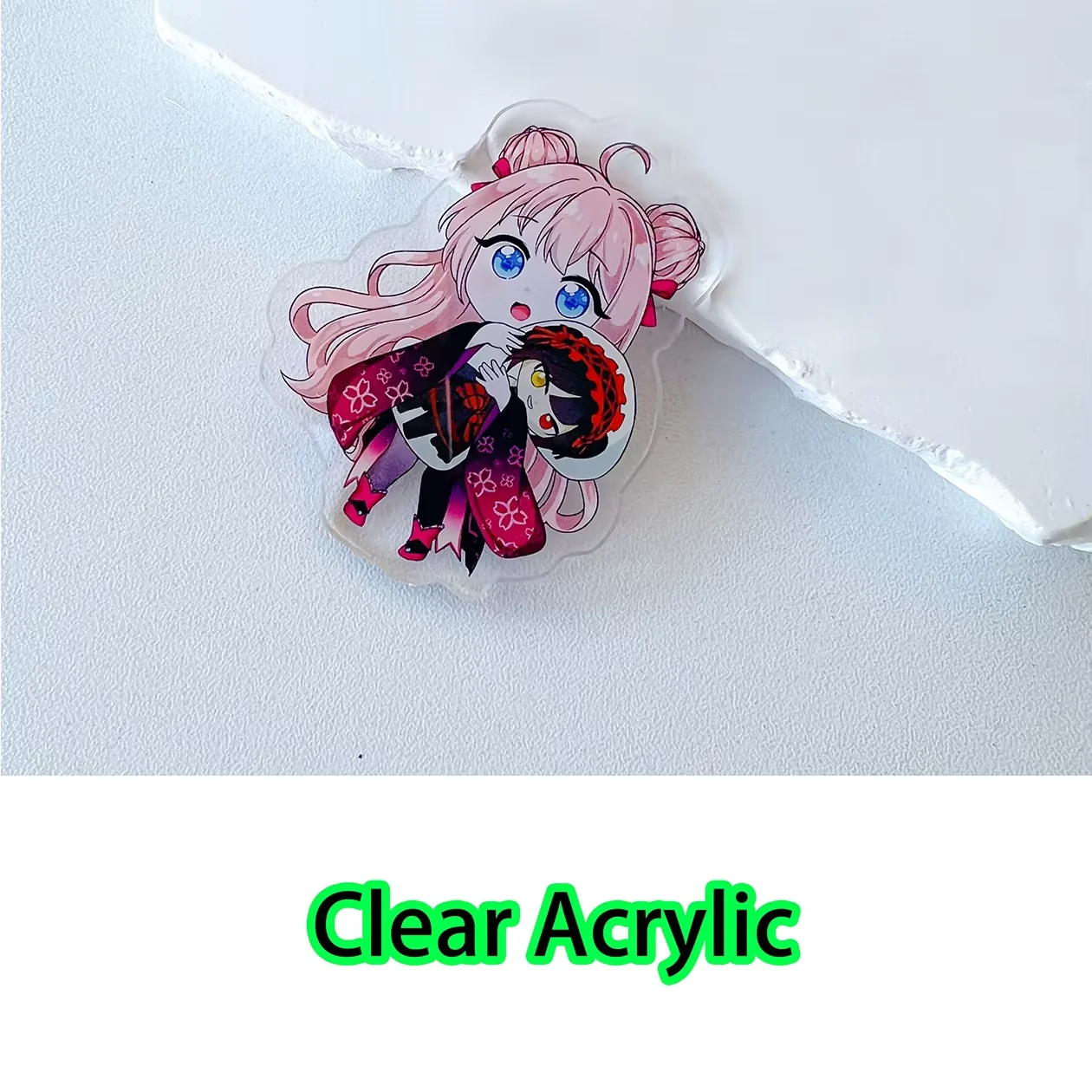 Porte-clés en acrylique personnalisé, pendentif porte-carte photo personnalisé, pendentif de voiture, porte-clés