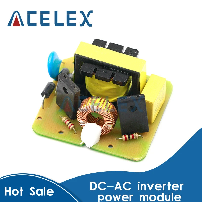 12v To 220v Step Up Power Module 35w Dc-ac Boost Inverter Module Dual ...