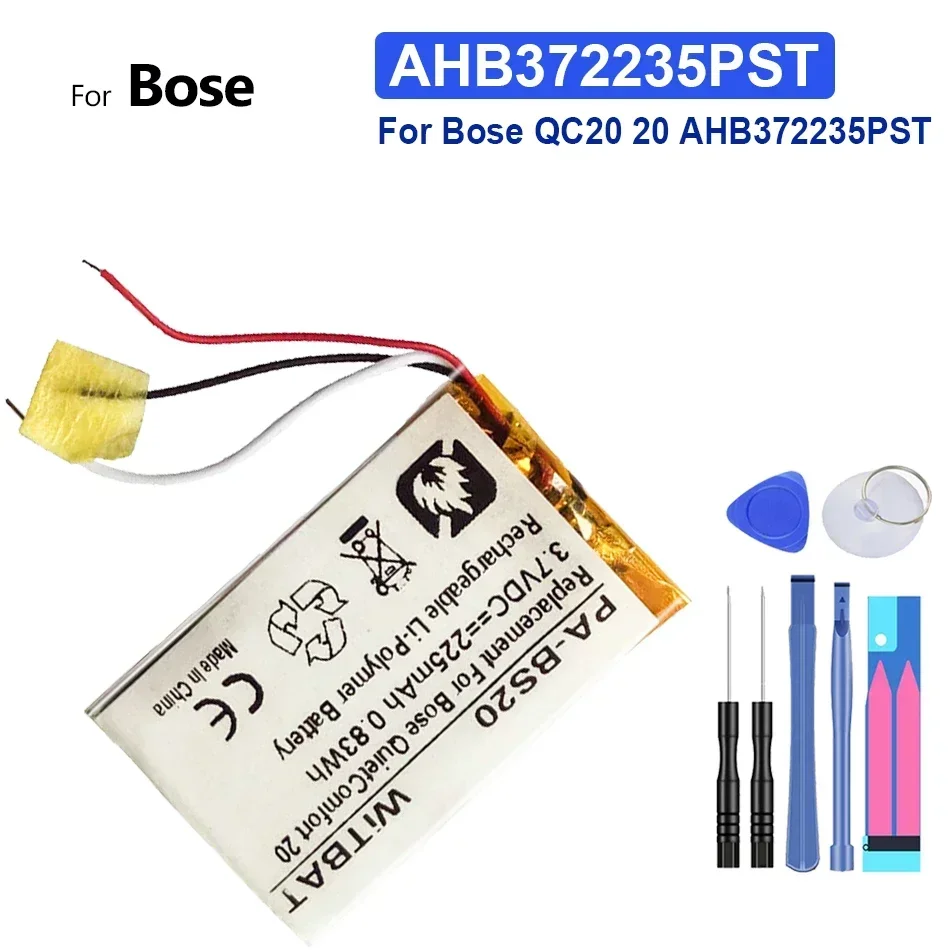 Batteria Di Ricambio Per Dvr Gps Mp3 Car Dvr Pr-452035 Per Bose Qc20 Quietcomfort 20 502035 225Mah