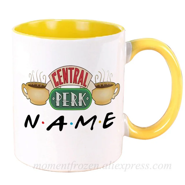 New Friends TV Show Series White Ceramic Coffee Tea Cup Mug The Best  Memories Central Perk Monica Photo Frame Etc