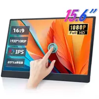 Moniteur tactile portable LANLIPU 14/15,6/16 pouces 1K HDR, deuxième écran pour bureau, PS4/5, Switch, PC, téléphone portable, extension pour ordinateur portable 1