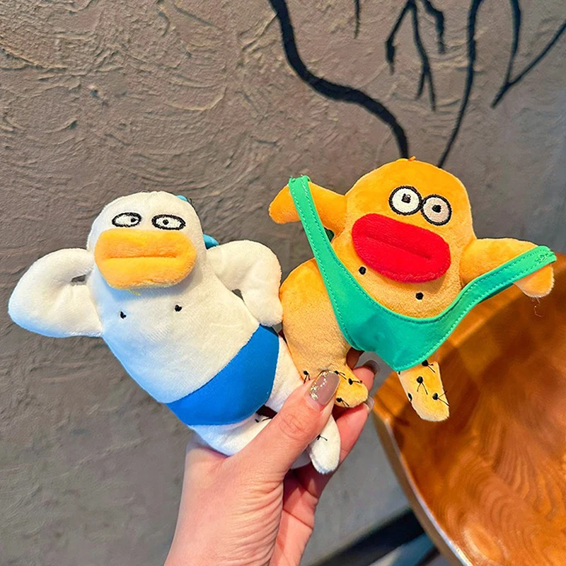 Cartoon Madman Creative Plush Dolls Toy Keychain Backpack