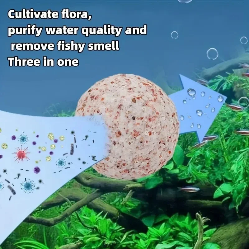 Aquarium Filter Media 200g 500G Aquarium Quartz Ball Fish Tank Hollow Particles Biological Ball Bio Filter Accessories