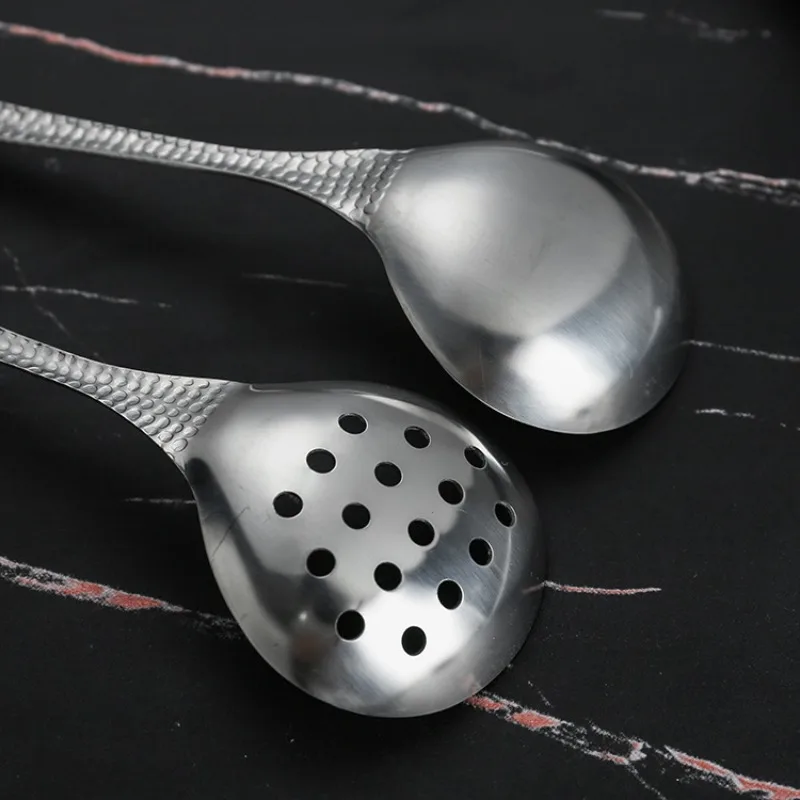 Stainless Steel Soup Spoon Deepen Large Capacity Silver Mirror Polished Flatware Soup Rice Home Kitchen Tableware