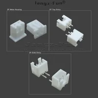 100pcs 2P JST XH 2.54 Plug 2.54mm XH2.54 2 Pin Male Female Housing Header Connectors Electric Cable Electrical Wire Connector - Image 2
