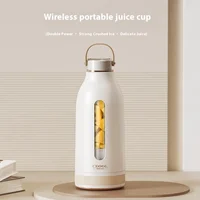 CEOOL  Portable Juice Cup Quick Pulp Fruit Mixer Fresh Wireless Electric Milkshake Ice Crush Cup Mini Small Juicer 380ML 2