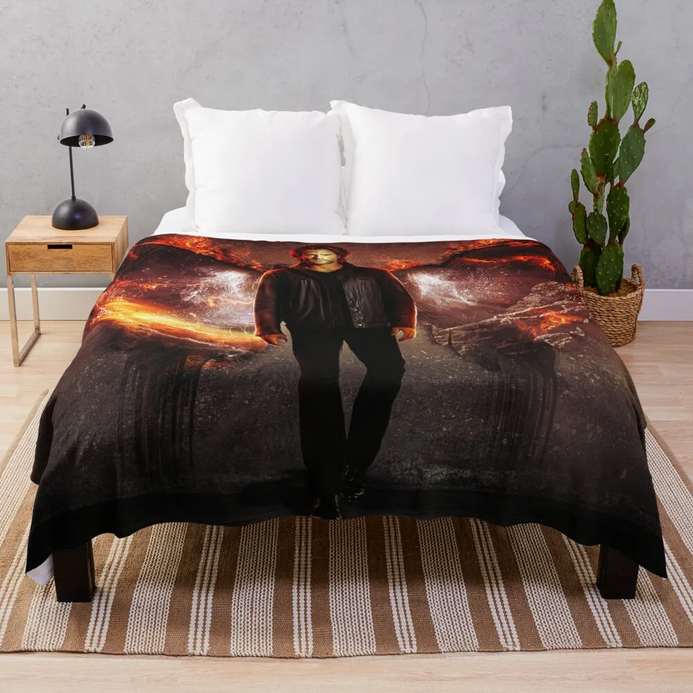 

SAM jared padalecki Throw Blanket Travel Blanket Giant Sofa Blanket Sofa Throw Blanket