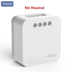 Aqara Smart Single Switch Module T1 with App - Controlled Features and Intelligent Linkage (No Neutral)